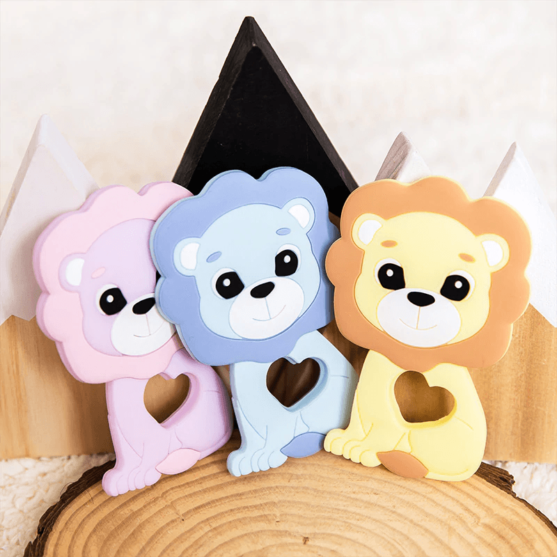 New Sets Baby Silicone Teether Rodent Silicone Animal Fox Teeth Chew Children Goods Stevvex