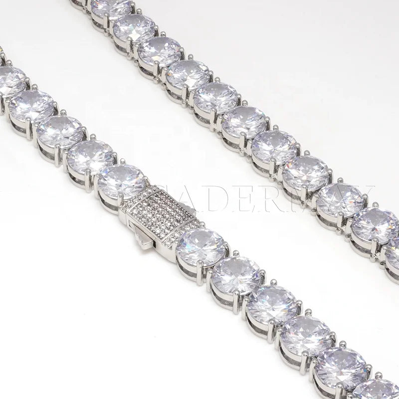 Cadermay 10mm D VVS Moissanite Diamond Iced Out Rapper Jewelry Personal  Fashion Pendant Necklace Link Chain NovaCart