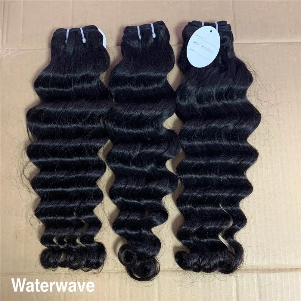 Wholesale Raw Cuticle Aligned Hair 100 Virgin Human Hair Mink Brazilian Hair Straight Bundles With Lace Frontal Closure NovaCart