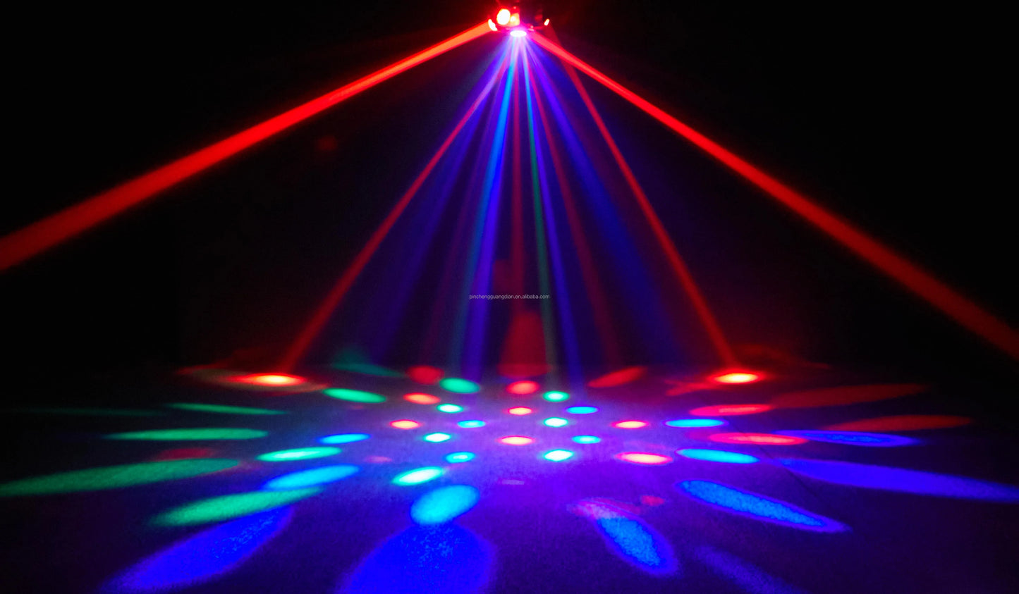 Ultra Affordable Mini 90W 4 Arms Beam Kaleidoscope Halo Strobe Laser 5In1 Dmx Moving Head Disco Effect Light NovaCart