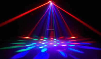 Ultra Affordable Mini 90W 4 Arms Beam Kaleidoscope Halo Strobe Laser 5In1 Dmx Moving Head Disco Effect Light NovaCart