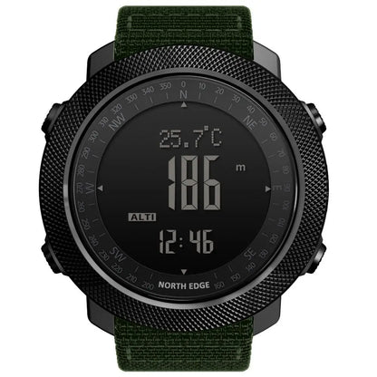 NORTH EDGE Men's sport Digital watch Hours Running Swimming Military Army watches Altimeter Barometer Compass waterproof 50m NovaCart