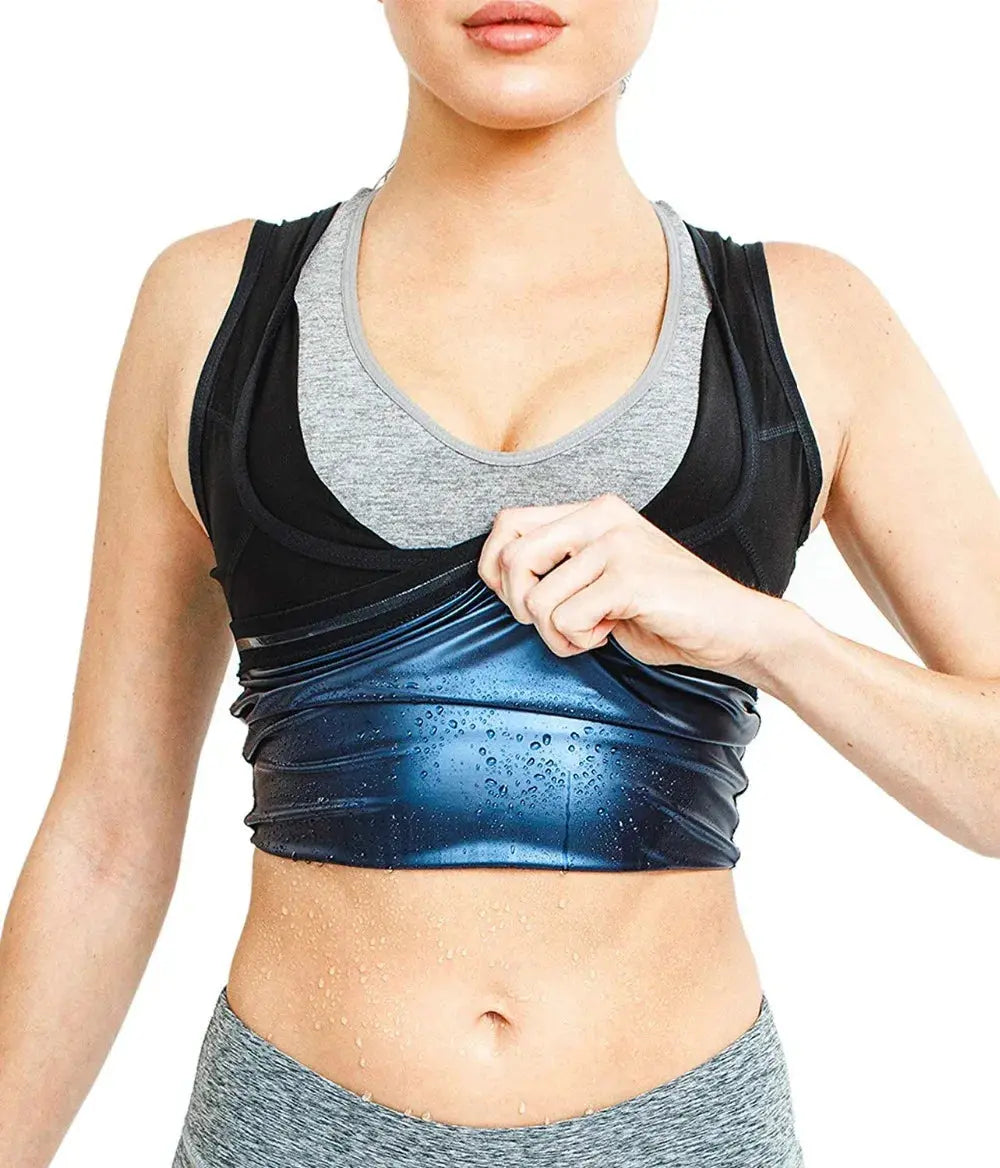 Men Neoprene Sweat Sauna Vest Waist Trainer Slimming Body Shapers Vest Shapewear Corset Gym Underwear Women Fat Burn Tank Top NovaCart