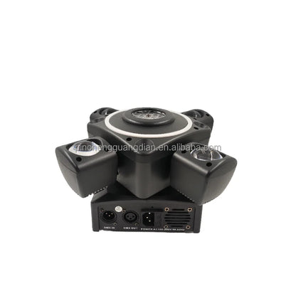 Ultra Affordable Mini 90W 4 Arms Beam Kaleidoscope Halo Strobe Laser 5In1 Dmx Moving Head Disco Effect Light NovaCart