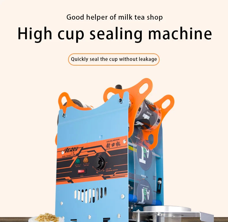 Bubble Tea  Sealing Machine Boba Tea Cup Sealing Film Cutting Machine Sealer NovaCart