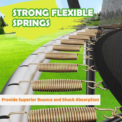 Zoshine Outdoor Jumping Trampoline Curved Pole Garden Trampoline with PVC Spring Cover Large Trampoline in Stock NovaCart