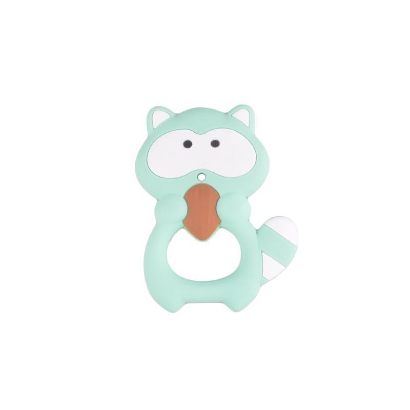Food Grade Silicone Teethers Animal Fox Koala  Teether  Baby Silicone Chew Charms Kids Teething Gift Toddler Toys Stevvex