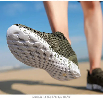 Hight Quality Summer Mens Casual Shoes Aqua Shoes Origin Air Mesh Sneakers Fashion Foam Sport Footwear Beach Shoes Water Shoes NovaCart