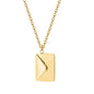 Personalized Custom Envelope Custom Photo Engraved Name Necklace Pendant