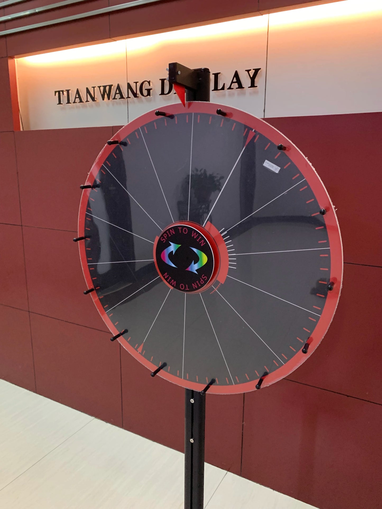 24 Inch Lucky Big Turntable Props Game Activity Raffle Can Be Erasable Stand Lottery Turntable NovaCart