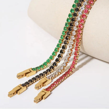 Multi Color Zirconia Bracelets LUNAR VINES