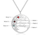 Customized Family Tree Necklace Sister Best Friend Nameplate Gift