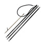7' Travel Carbon Fibre Diving Spears Fishing Gun Accessoris Open 1 Prong Single Barb Tip for Hunting NovaCart