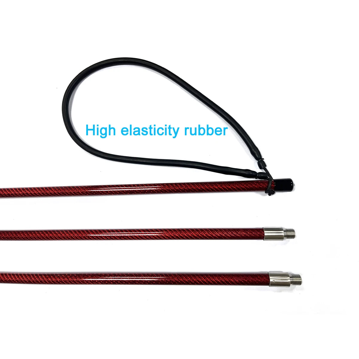 7' Travel Carbon Fibre Diving Spears Fishing Gun Accessoris Open 1 Prong Single Barb Tip for Hunting NovaCart