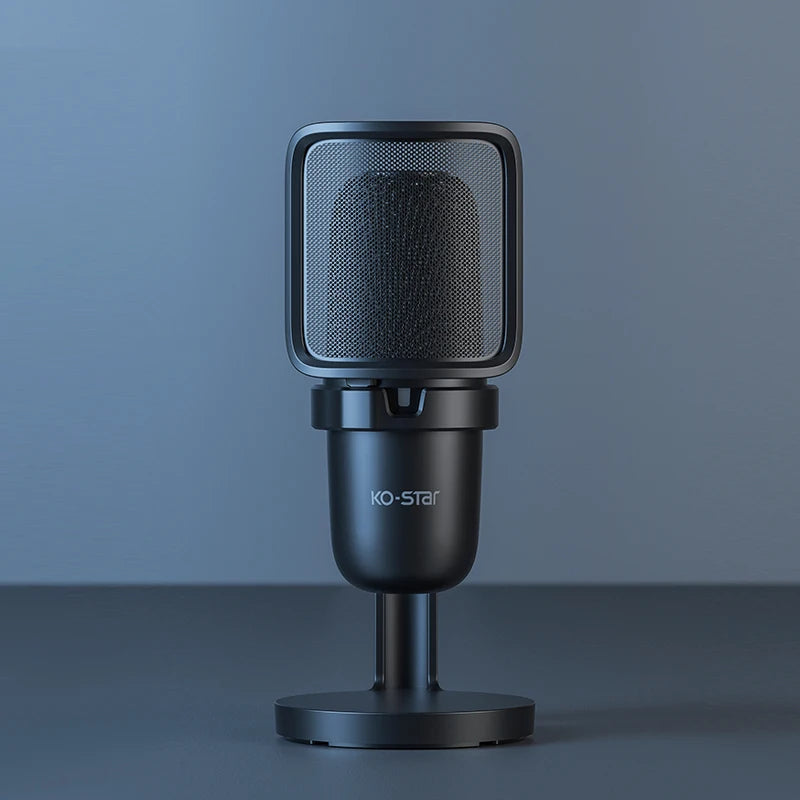 Portable Wired Microphone Gaming Podcast Condenser Microphone Plug and Play Tap-to Mute Sensor Microphones NovaCart