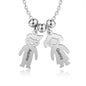 Personalized Engraved Name Necklace with Boy Girl Charms