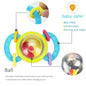 Baby Rattles Teether Shaker Grab and Spin Rattle Musical Toy Set Early Educational Toys For Baby Stevvex