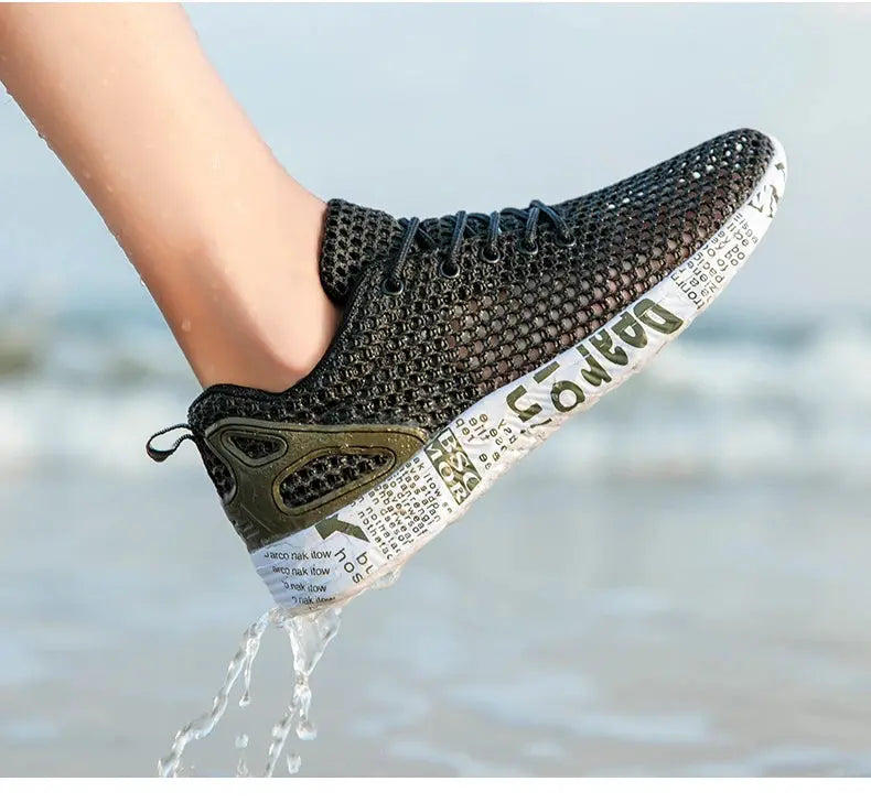 Hight Quality Summer Mens Casual Shoes Aqua Shoes Origin Air Mesh Sneakers Fashion Foam Sport Footwear Beach Shoes Water Shoes NovaCart