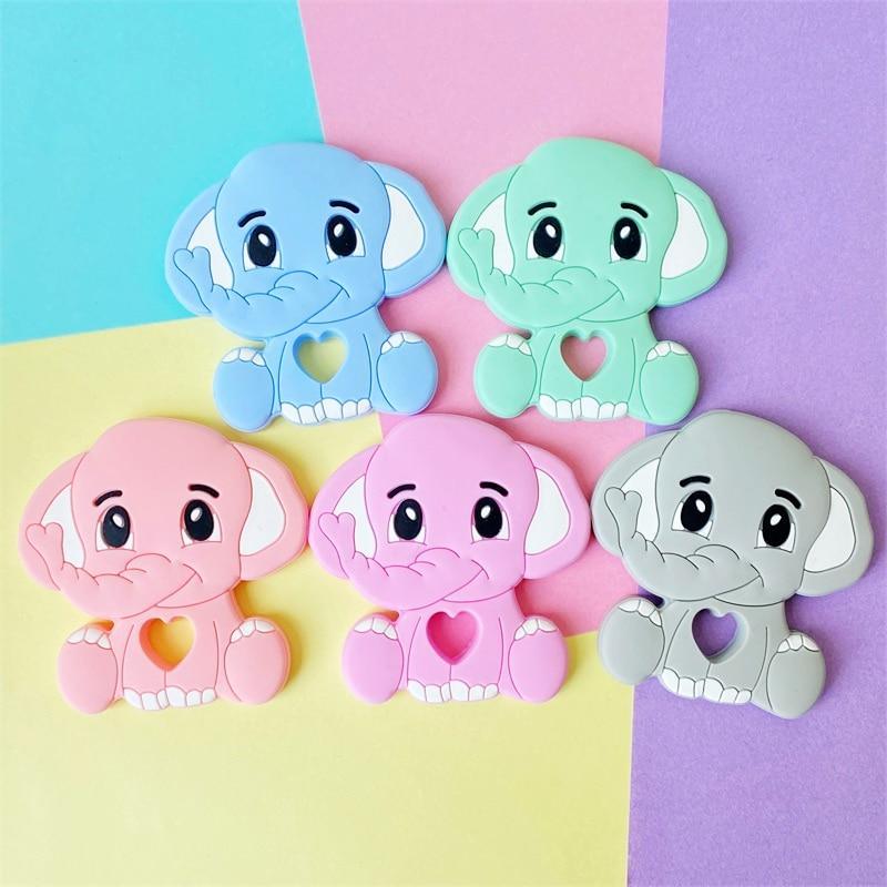 Silicone Elephant Animal Newborn Teethers Toy Cartoon Children Perfect Gift For Baby Boys or Girls Stevvex