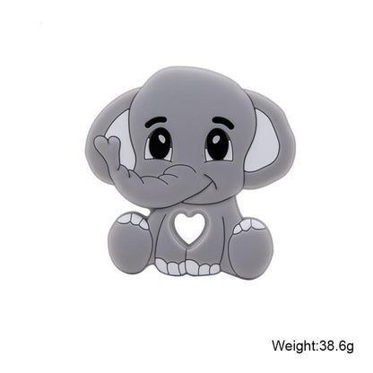 Silicone Teethers Food Grade Tiny Rod Teething Baby Shower Gifts Cartoon Animals Teether Let's Make 1pc Stevvex