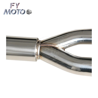 Exhaust Downpipe Y-pipe for Nissan GTR GT-R R35 2009+ Resonated NovaCart