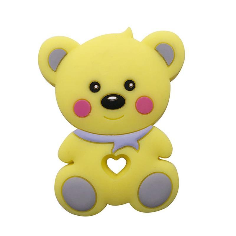Food Grade Silicone Teethers Animal Fox Koala  Teether  Baby Silicone Chew Charms Kids Teething Gift Toddler Toys Stevvex