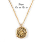 twelve zodiac signs necklace