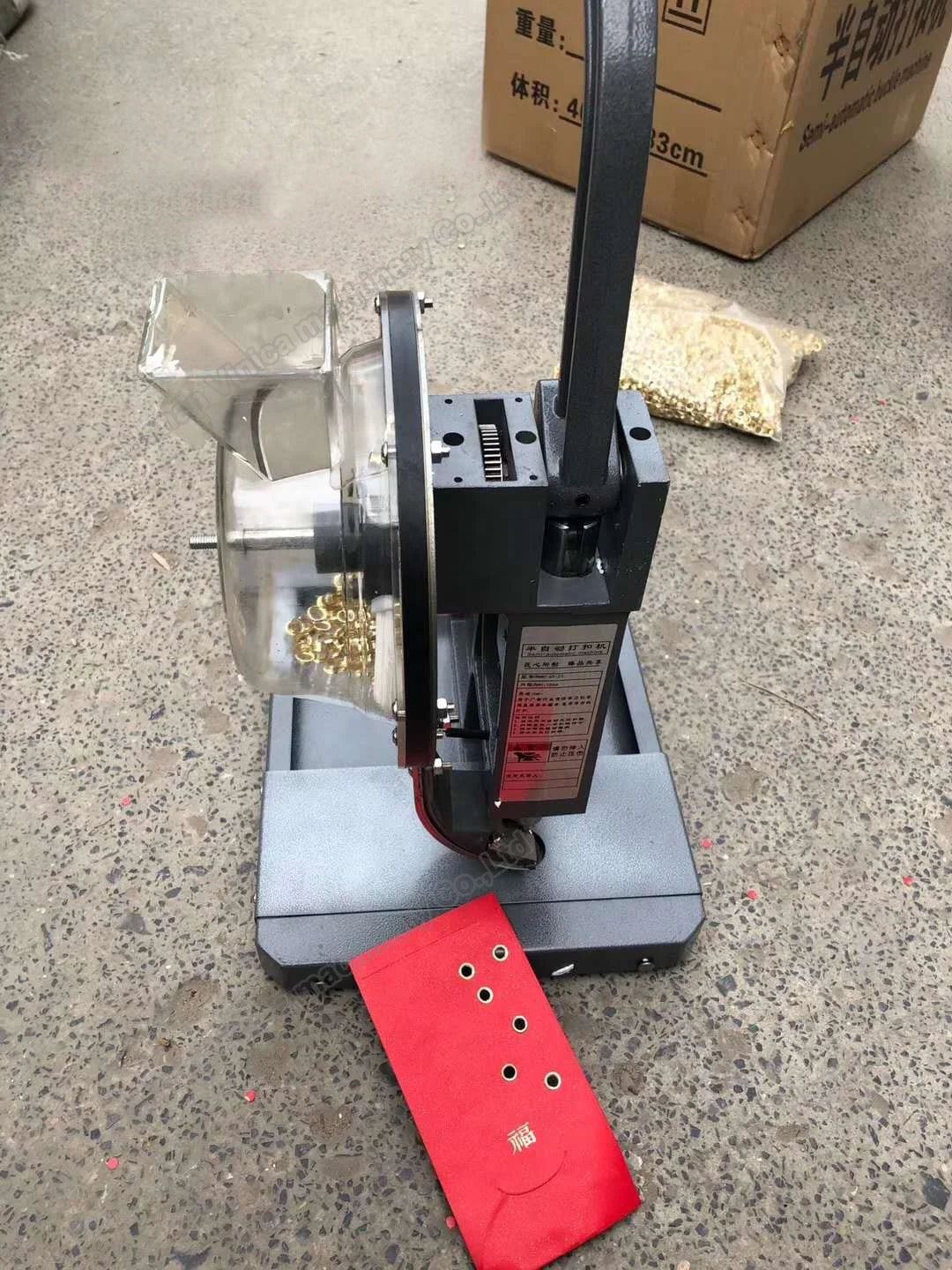 Semi Auto Hand Press Eyelet Machine PVC Flex Banner Eyelet Punching Machine NovaCart