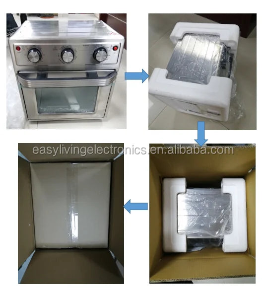 Home Use Electric Air Fryer Oven Pizza Toasting Machine with Digital Display NovaCart