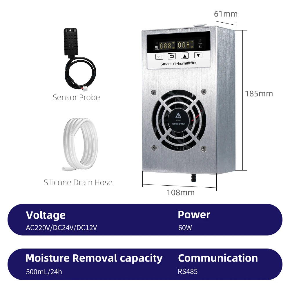 Intelligent CZCS960A Small Automatic Dehumidification Device 485 Communication Moisture Meter Drainage Automatic Moisture Meters NovaCart