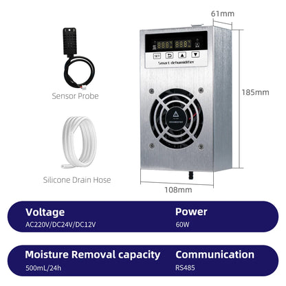Intelligent CZCS960A Small Automatic Dehumidification Device 485 Communication Moisture Meter Drainage Automatic Moisture Meters NovaCart