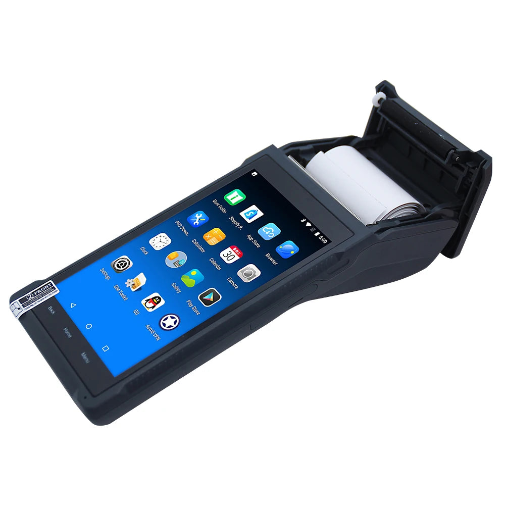 Newpas Android 8.1 Pda Android Pos System for Taxi to Print Ticket Mini Portable Mobile Pos Built-in 58mm Bt Thermal Printer NovaCart