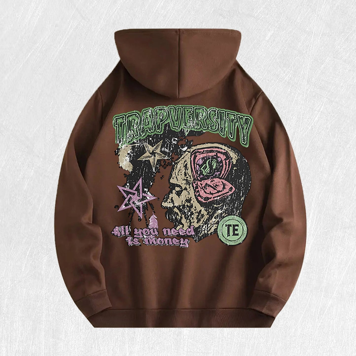 Trapversity Graphic Hoodie 100% Cotton US Warehouse 6 Colors NovaCart