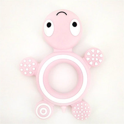 Baby Silicone Teethers Food  Cute Turtle Tiny  Teething Baby Shower Gifts Cartoon Animals Teether Stevvex