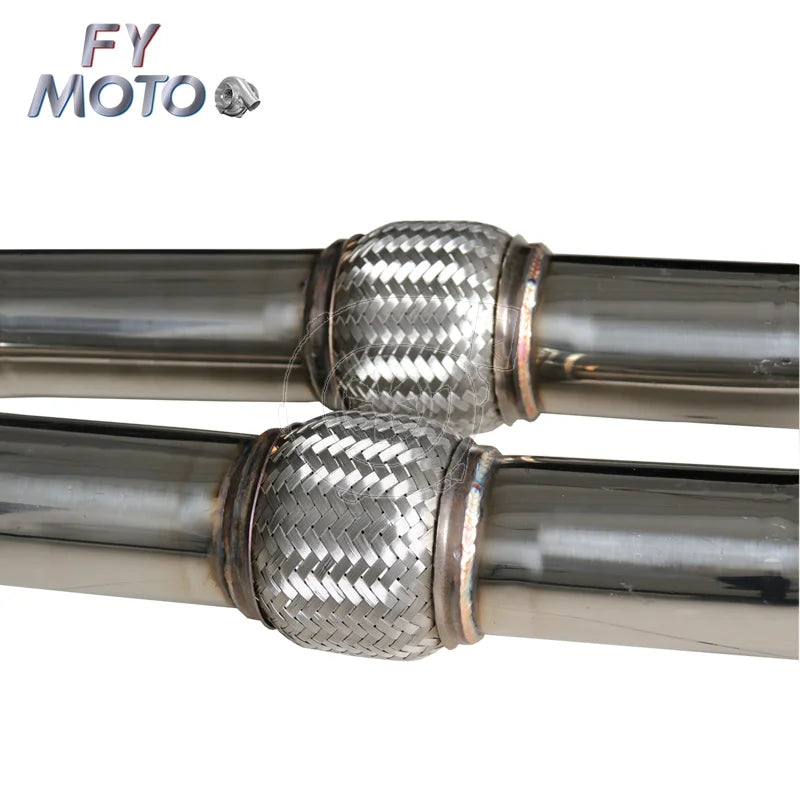 Exhaust Downpipe Y-pipe for Nissan GTR GT-R R35 2009+ Resonated NovaCart