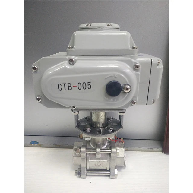 Electric Ball Valve Dn40 Dn50 Ss304 4-20ma 0-10v 220V DC24V Ctb-005 Proportional Electric Control Ball Valve NovaCart