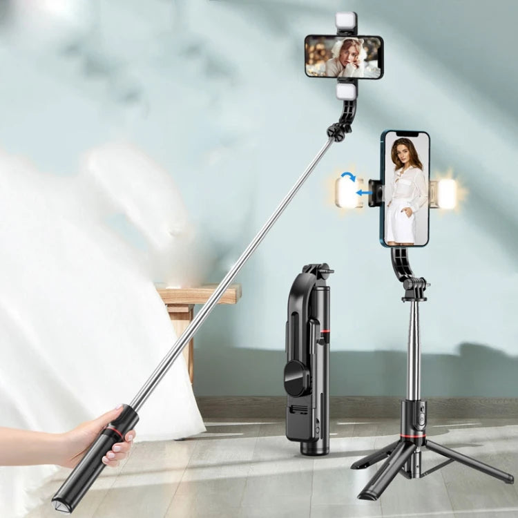 Dropshipping L13D Remote Control Detachable Fill Light Tripod Selfie Stick Phone Holder NovaCart