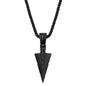 Arrow Head Pendant Long Chain Necklaces mens necklaces Collier Femme ArrowHead