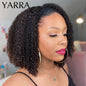 Afro Kinky Curly Human Hair Headband Wig For Black Women 180% Density Brazilian Remy Full Machine Made 100% Human Hair YARRA NovaCart