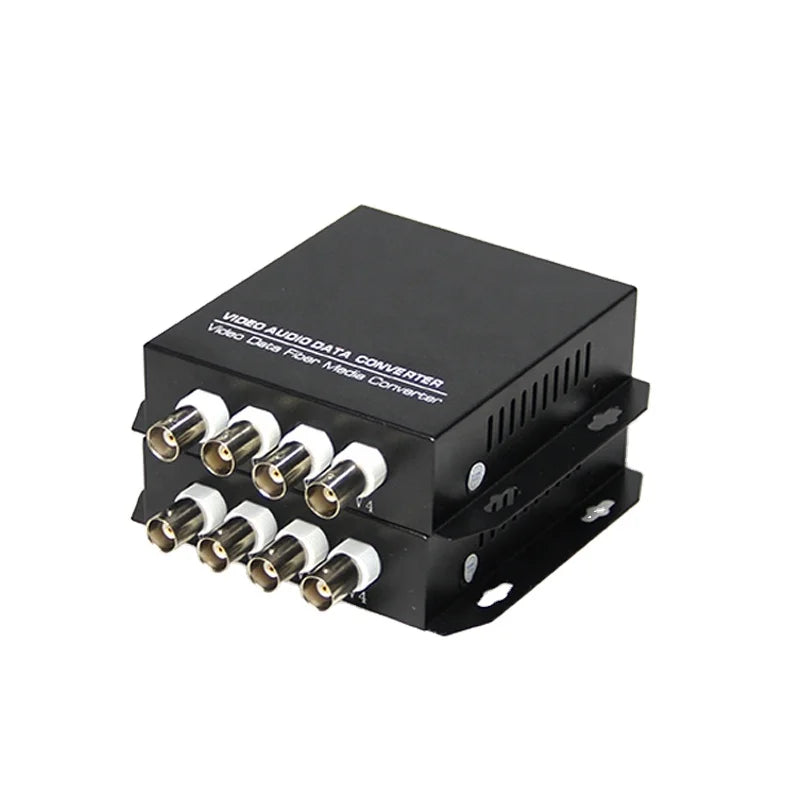 Fiber Optic Video Converter CCTV SM Single Fiber 4 Channel RS485 Return Data NovaCart