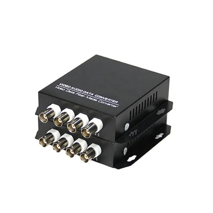 Fiber Optic Video Converter CCTV SM Single Fiber 4 Channel RS485 Return Data NovaCart