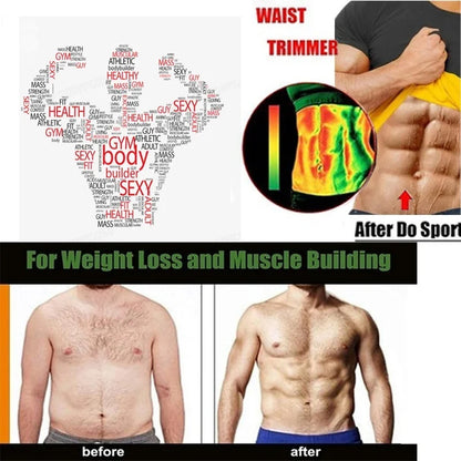 Neoprene Men's Shapers Sweat Vest for Men Waist Trainer Vest Adjustable Workout Body Shaper with Double Zipper for Sauna Suit NovaCart