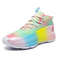 Basketball Boots Men Women Mid Cut Hook Loop Basket Sport Sneakers Cushioned Breathable Training Shoe NovaCart