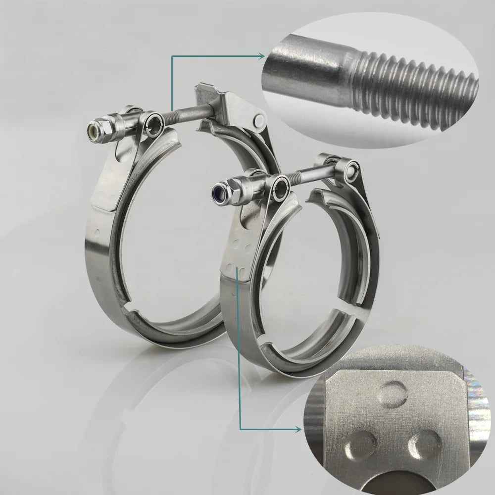Stainless Steel Pipe Clamp with V Band Connection Made in Guangdong NovaCart