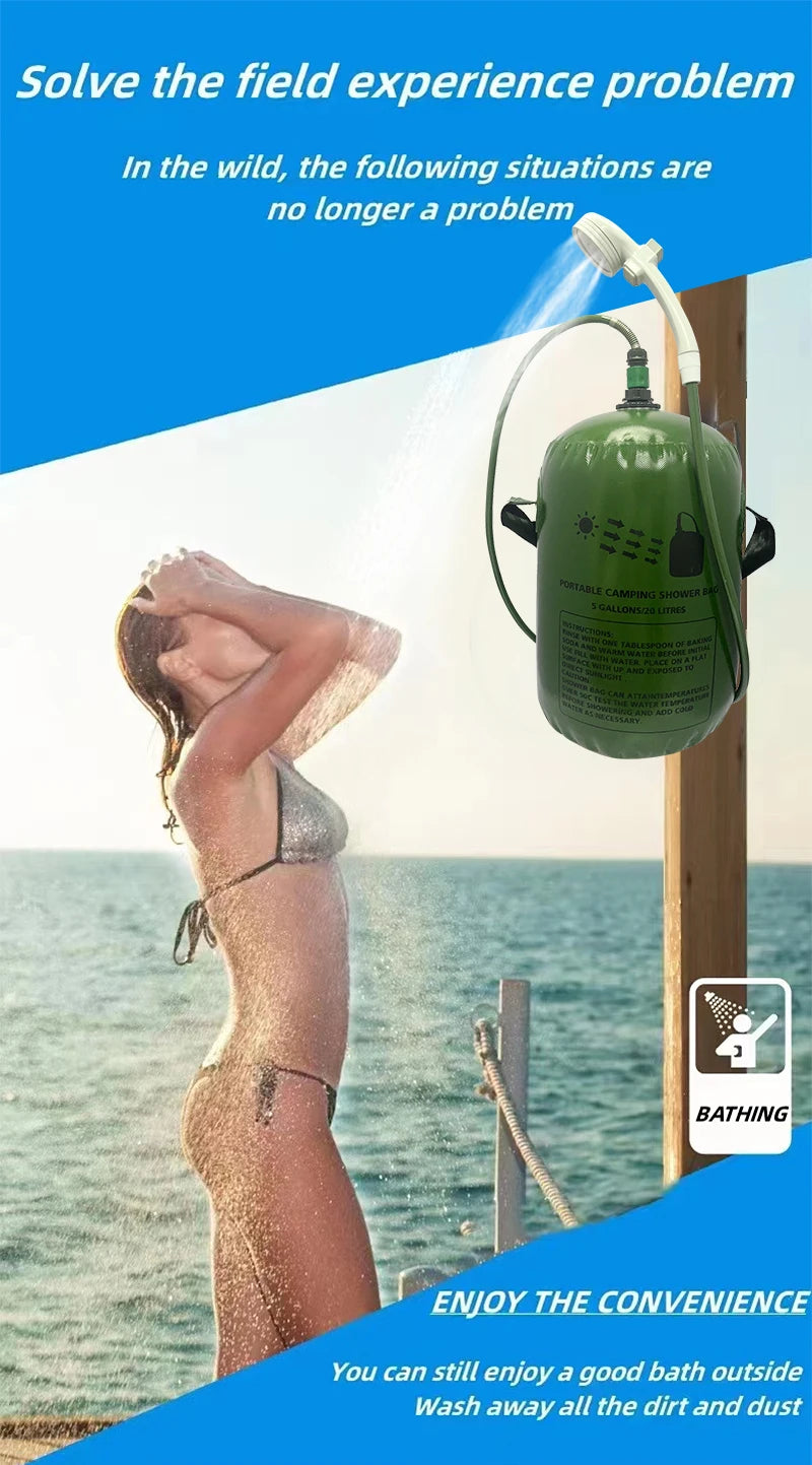 Bath Changing Outdoor Waterproof Portable Camping Shower Tent Outdoor Bathroom Pet Bath Hand Shower Camping & Hiking Accessories NovaCart