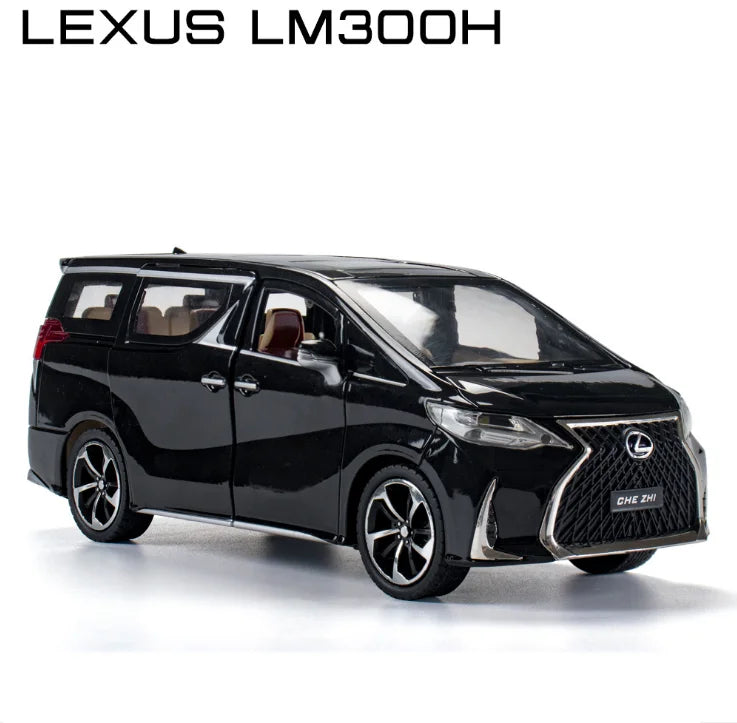 CZ  1:24  LX LM300H Business Van Model Toys Diecast Model for Collection and Creative Gift Alloy With Sound and Light Pullback NovaCart