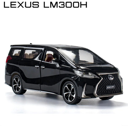 CZ  1:24  LX LM300H Business Van Model Toys Diecast Model for Collection and Creative Gift Alloy With Sound and Light Pullback NovaCart