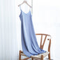 Women'S Dress Summer Spaghetti Satin Long Party Dresses For New Year 2022 Midi Robe Plus Size