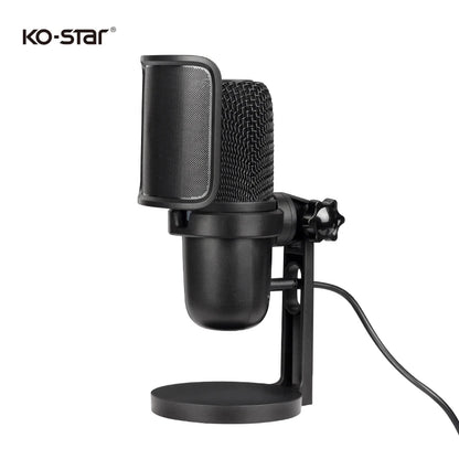 Portable Wired Microphone Gaming Podcast Condenser Microphone Plug and Play Tap-to Mute Sensor Microphones NovaCart