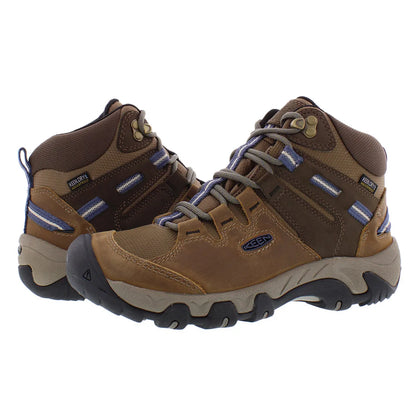 Keen Steens Mid Waterproof Womens Shoes Color: Brown | 100% Authentic NovaCart